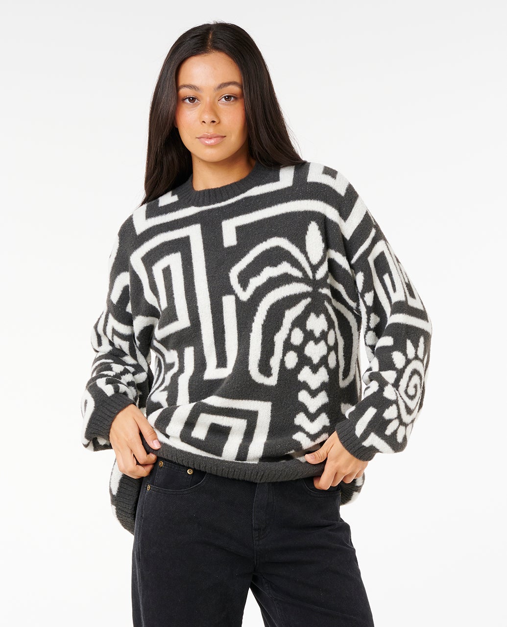 Sunset Luau Knit Crew Fleece – Rip Curl