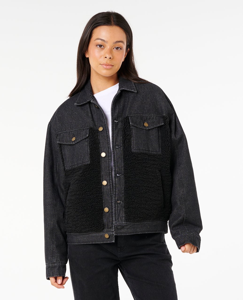 Cruisin' Sherpa Denim Jacket – Rip Curl