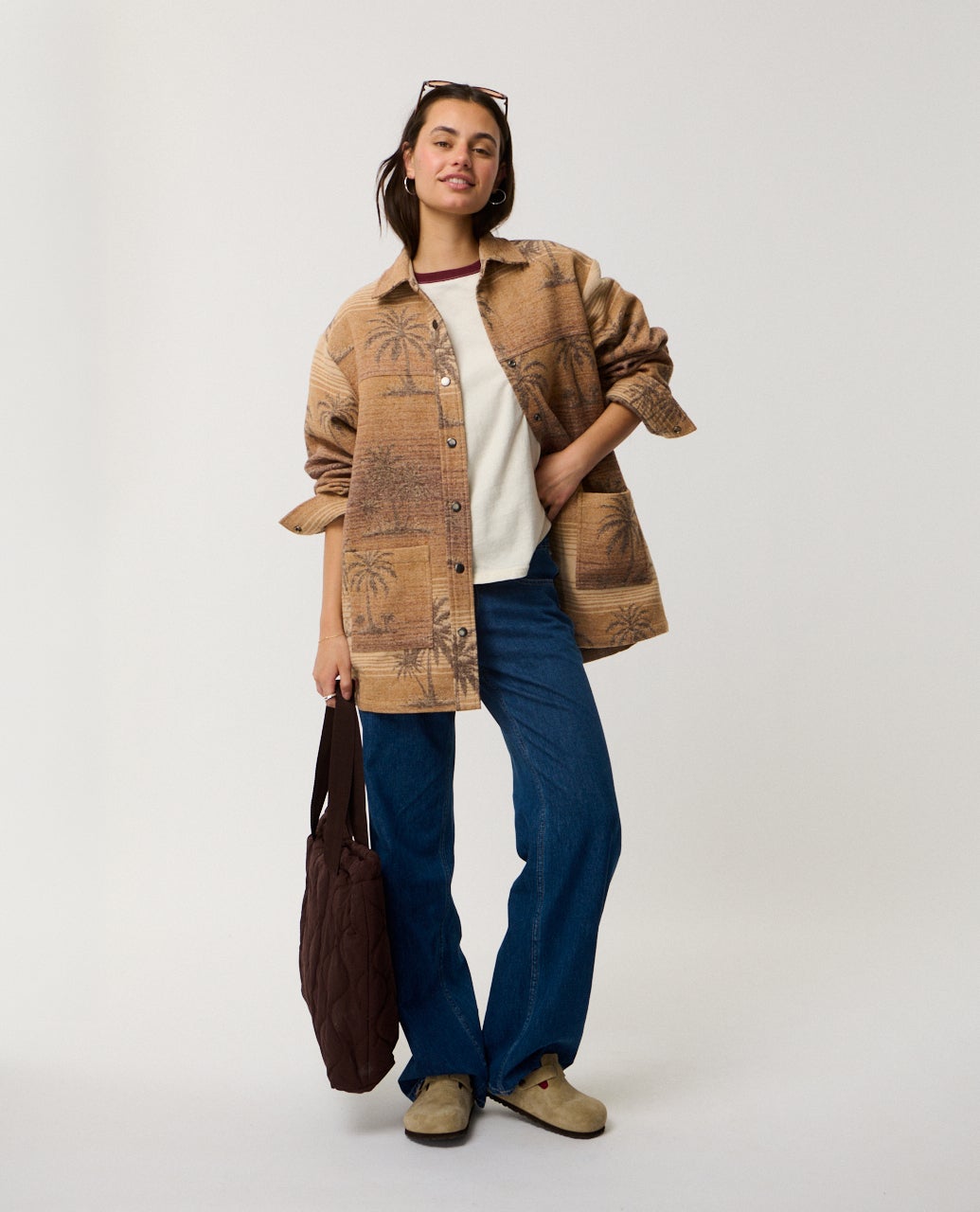 Retro Swell Jacquard Shacket – Rip Curl