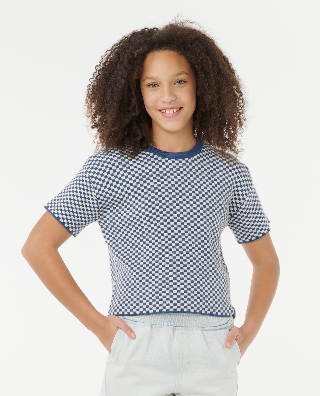 KY Gingham Tee main image 1
