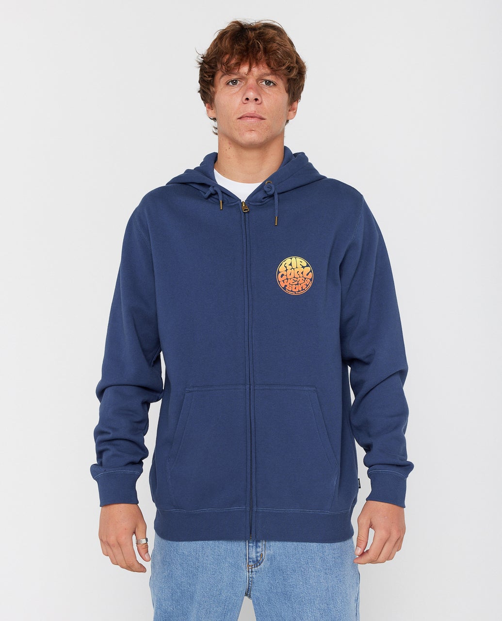 ｒｉｐページ Wettie Passage Icon Zip Through – Rip Curl