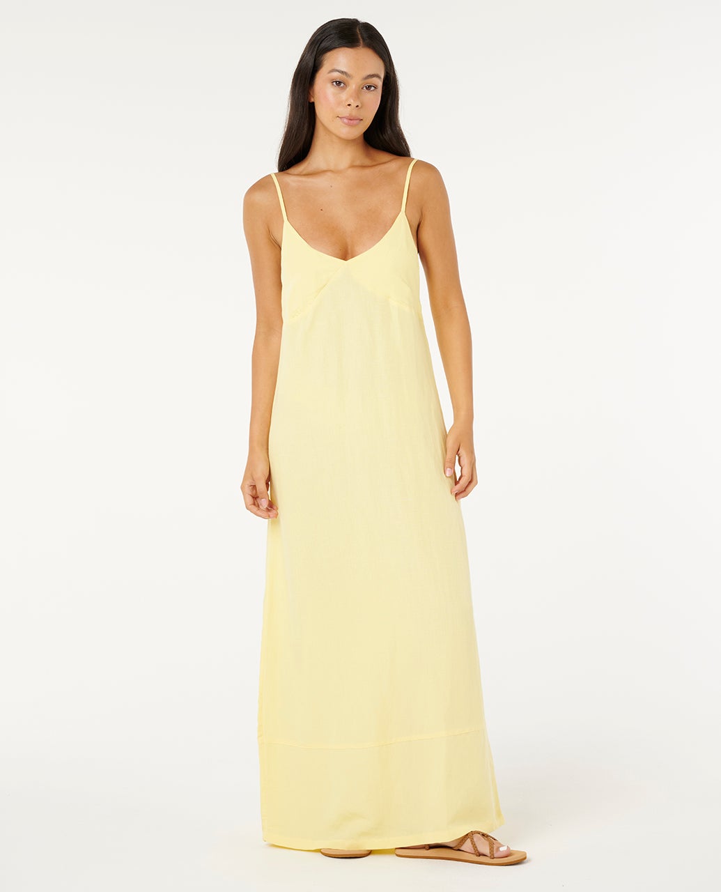 rip curl beach club maxi dress Rip Curl Aloha Maxi Dress in Banana, available in size 2XS for Female, Adult