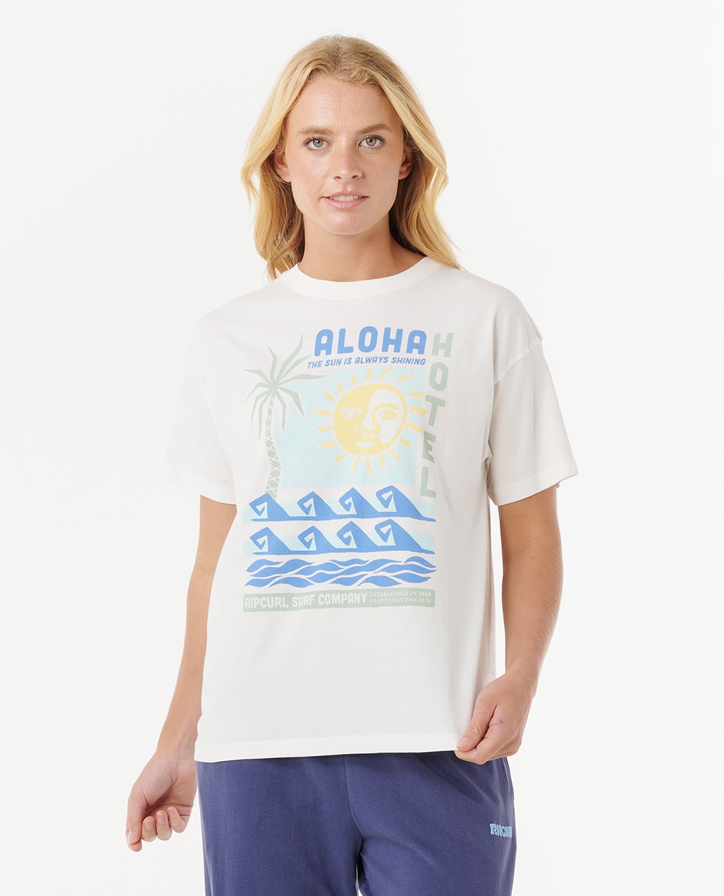 トップス aloha Aloha Hotel Relaxed Tee – Rip Curl