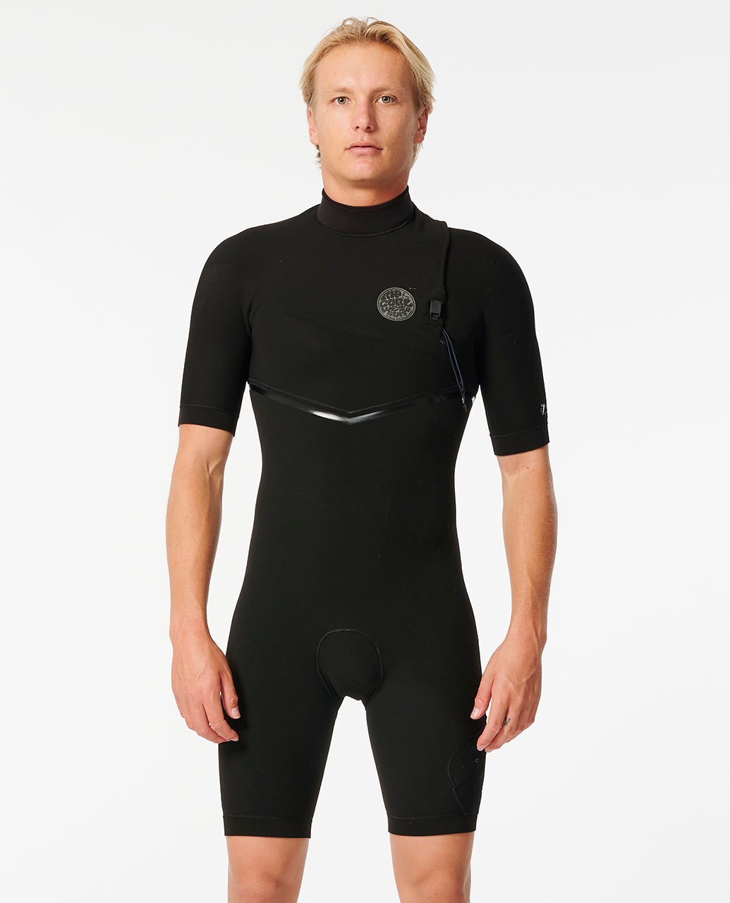 E-Bomb 2mm Zip Free Short Sleeve Springsuit – Rip Curl