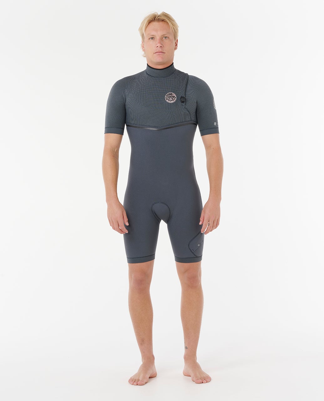 e-Bomb 3.2 フルスーツ グレーリップカール E-Bomb 2/2mm Zip Free Springsuit – Rip Curl