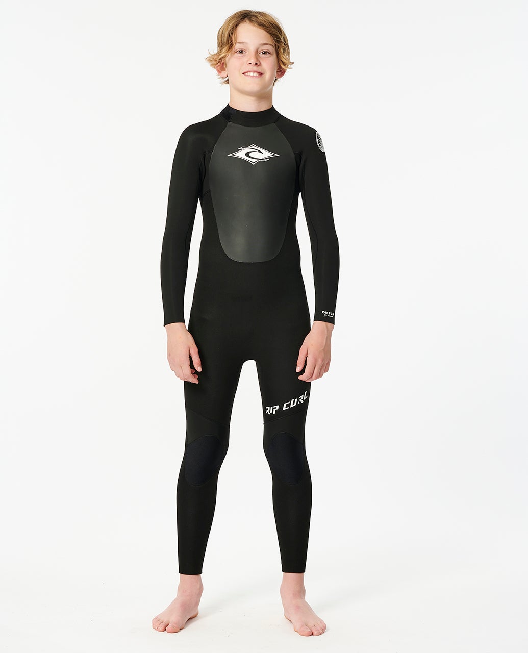 Kids Omega 3/2 Back Zip Wetsuit Steamer – Rip Curl