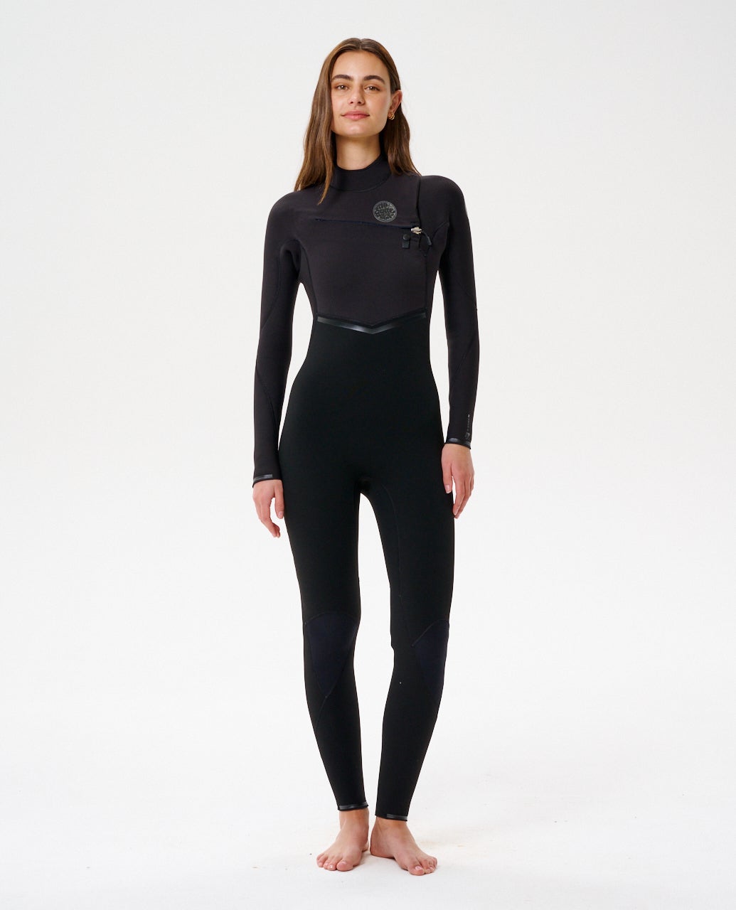 Womens E-Bomb 3/2 Chest Zip Wetsuit – Rip Curl