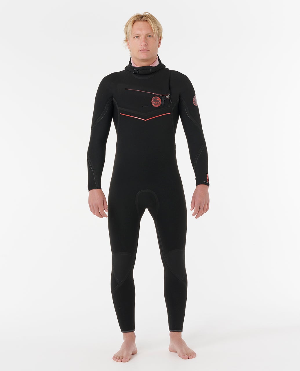 F-Bomb Fusion 5/4 Chest Zip With Hood Fullsuit Wetsuit – Rip Curl