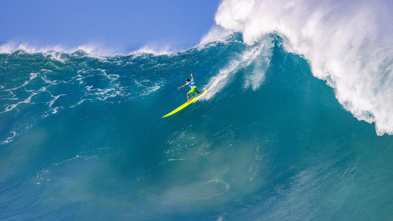 The Eddie surfer in the event