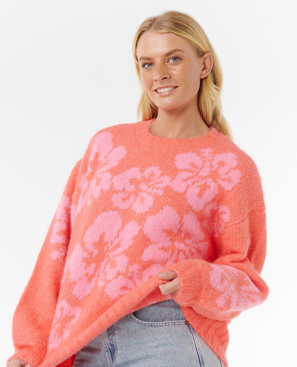 Hibiscus Heat Jacquard Crew – Rip Curl