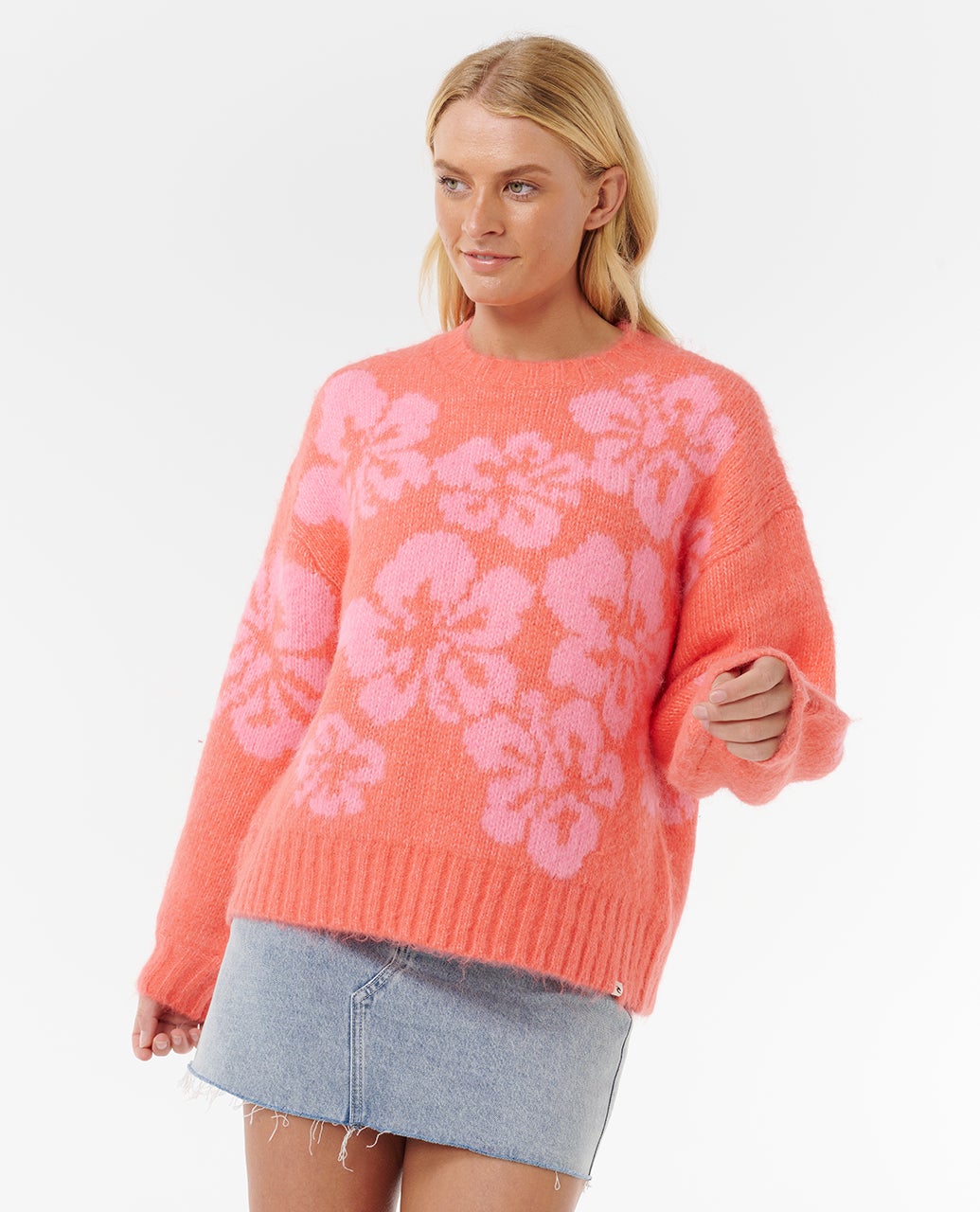 Hibiscus Heat Jacquard Crew – Rip Curl