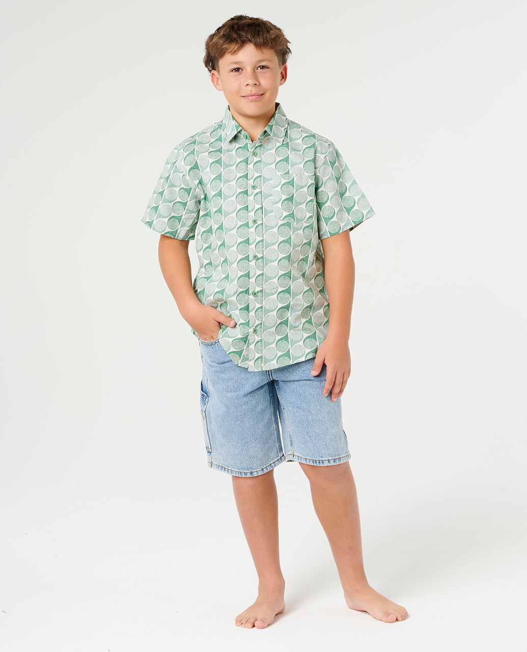 Artist of the Search Yardy Short Sleeve Shirt- Kids – Rip Curl