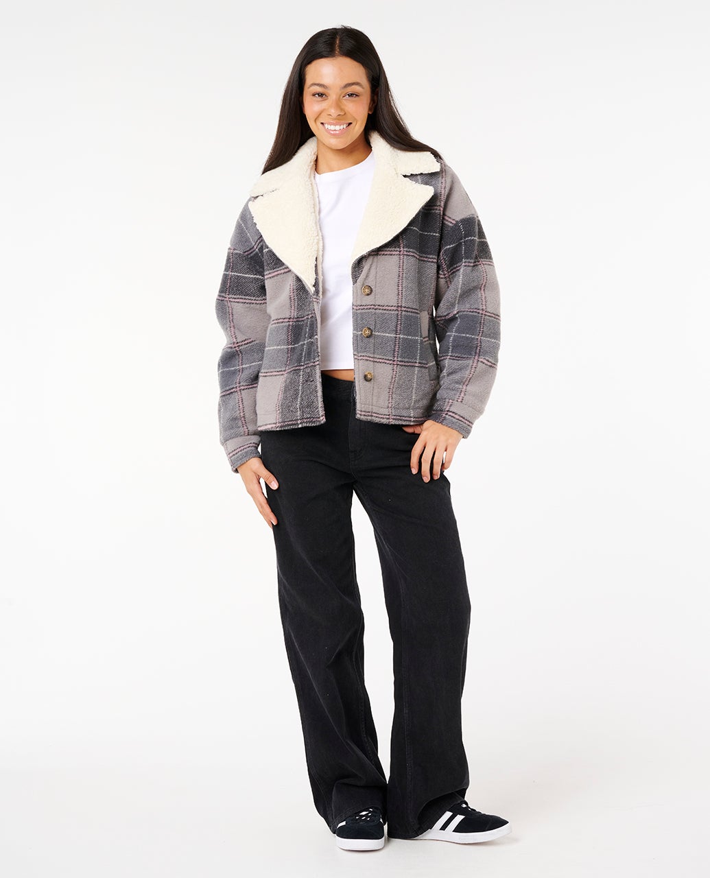 りろるページandequal checked over jacket Sunset Luau Check Shacket – Rip Curl