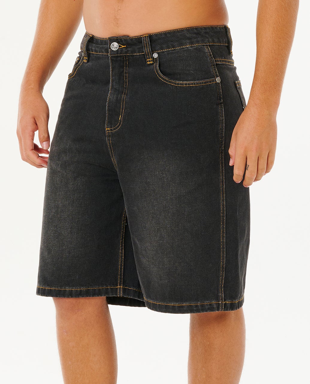 【新品】 INVEL インヴェルス パッツ G(L) Bermuda ブラック Inner Visions Denim 23