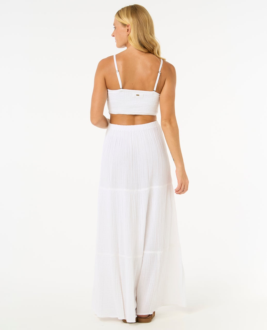 white christmas dresses Rip Curl Premium Surf Maxi Dress in White, Available in Size 2XS for female, Adult