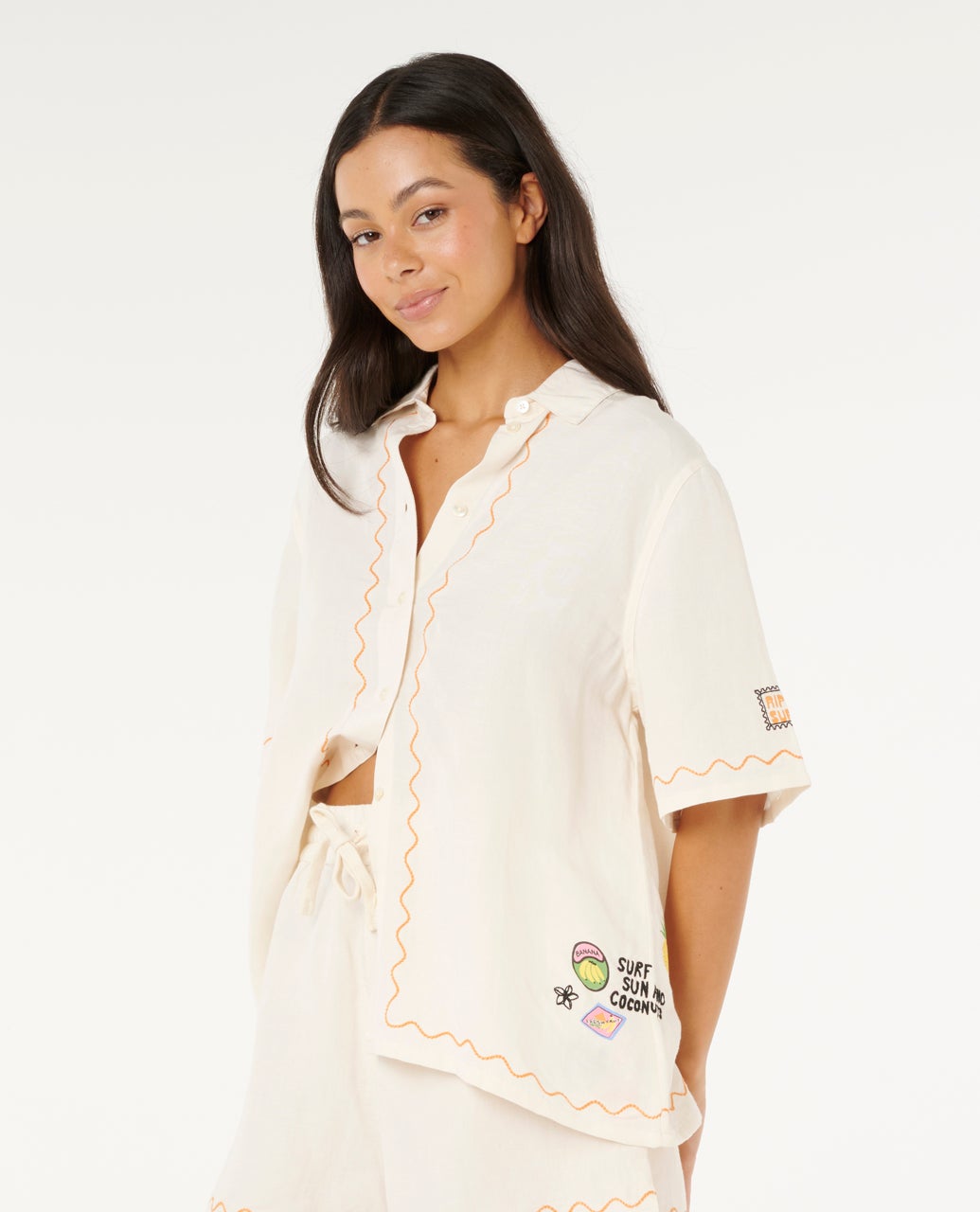 Sunset Luau Embroidered Shirt – Rip Curl