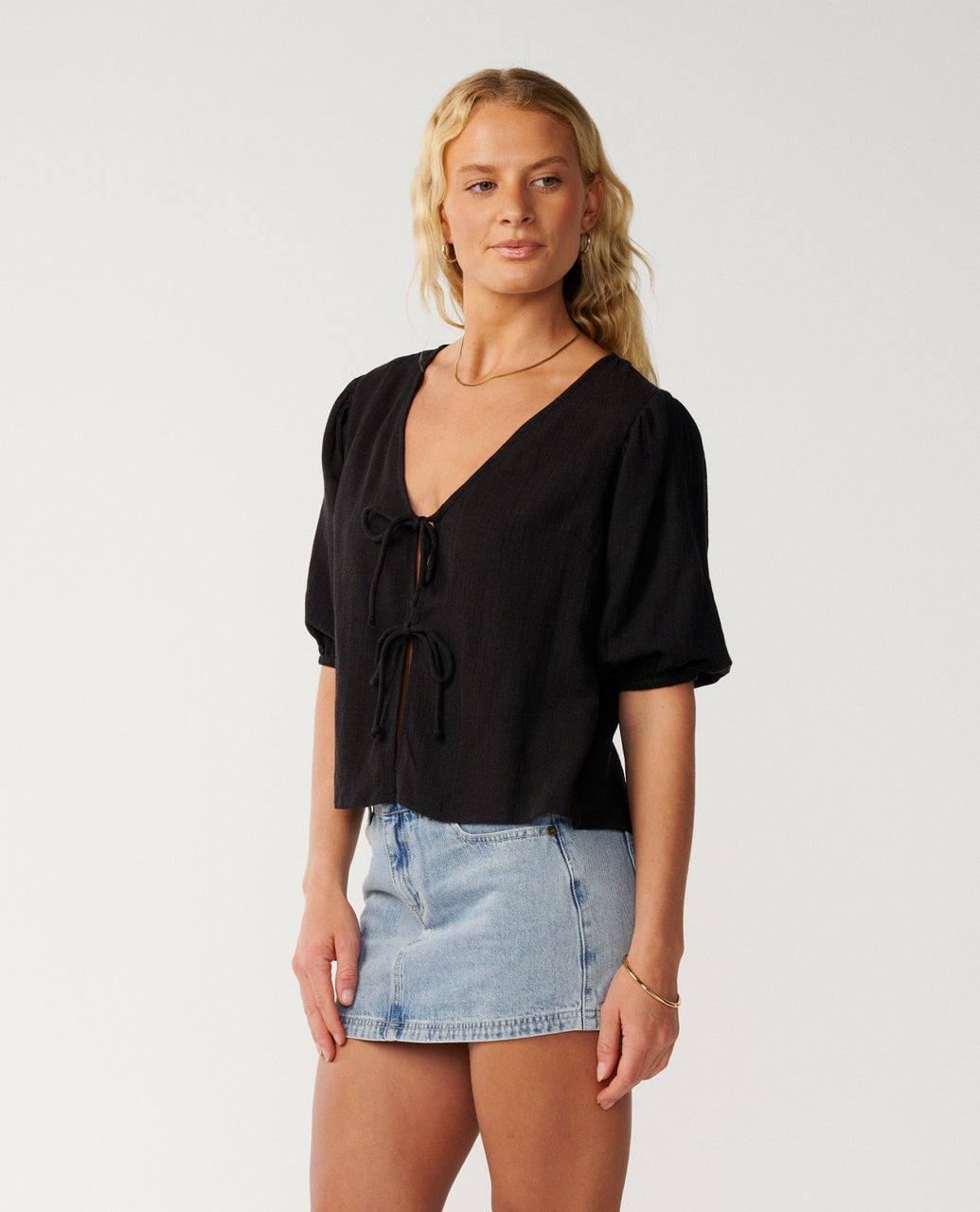 Vibe Surf Tie Front Top – Rip Curl