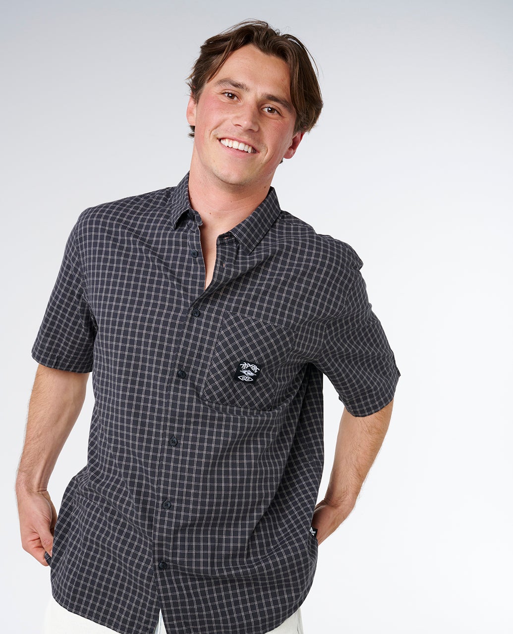 Liquid Trips Check Short Sleeve Shirt – Rip Curl