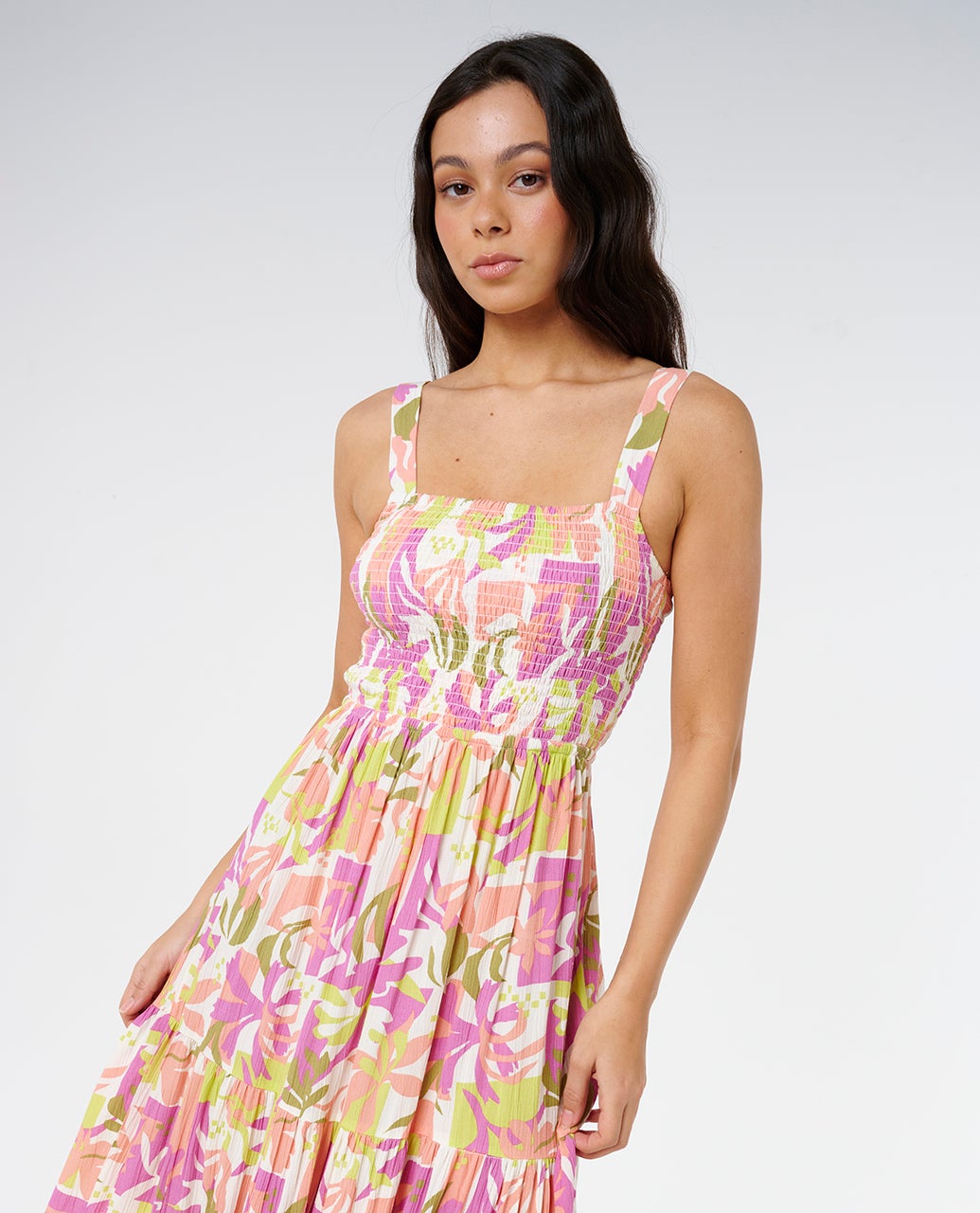 Rip Curl Topanga Canyon Maxi Dress in Multico, available in size XL for Female, Adult