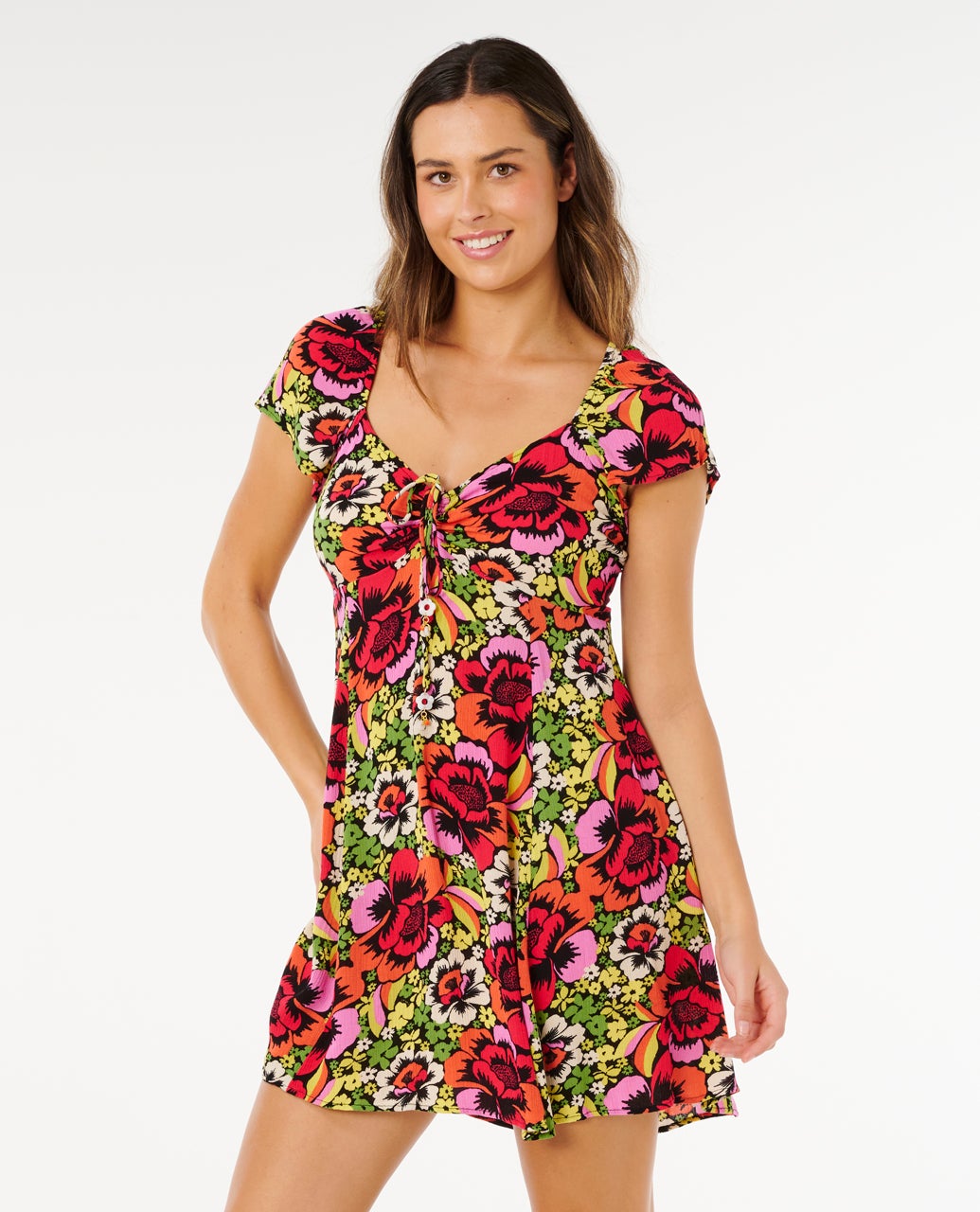 Farm Rio Blooming Mini Dress – Rip Curl