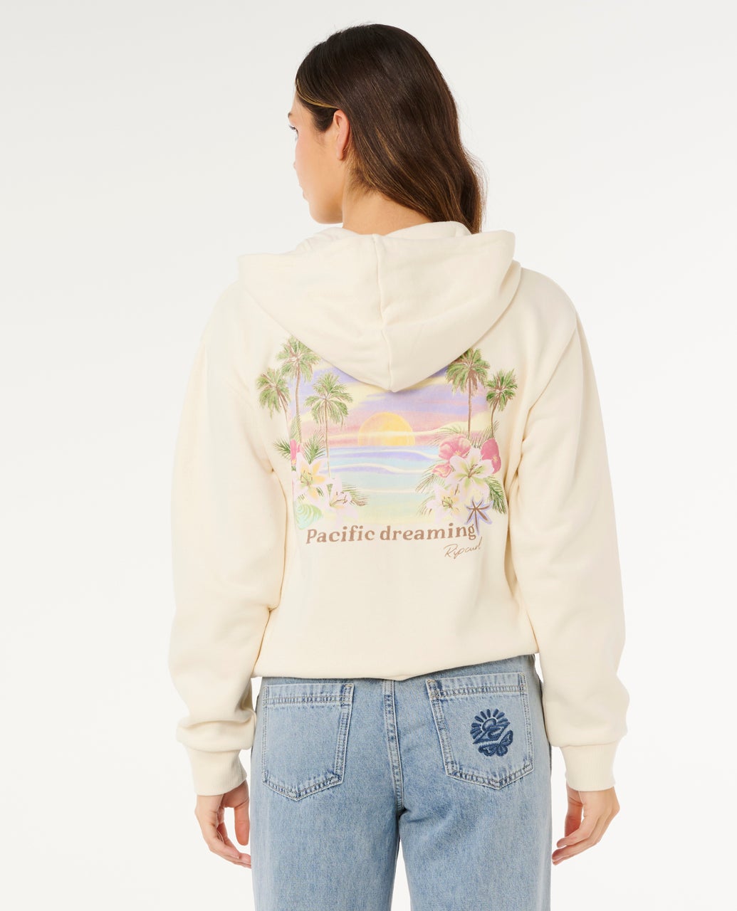 Poolside Zip Through Relaxed Hood – Rip Curl