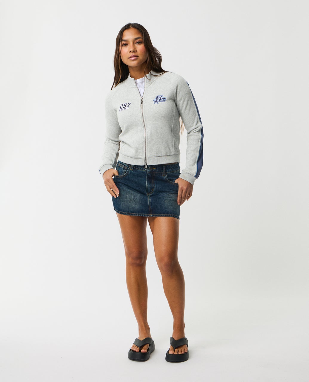 Archive Script Fitted Zip Through – Rip Curl