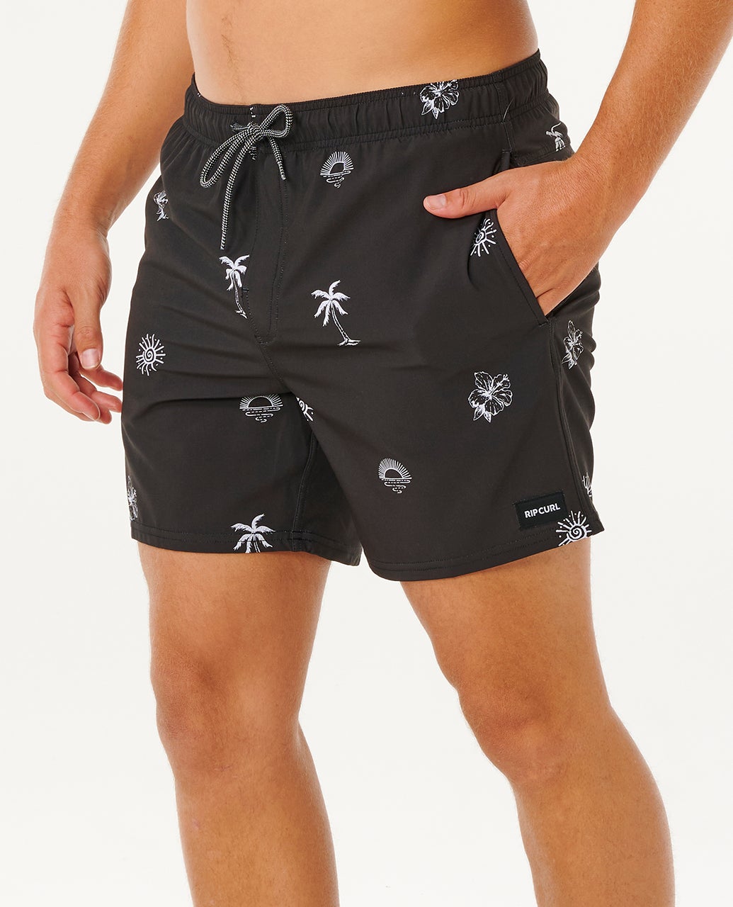 Tongs pour Homme Rip Curl Revival Strip Noir Blanc Tongs pour Homme Rip Curl Revival Strip Noir Blanc