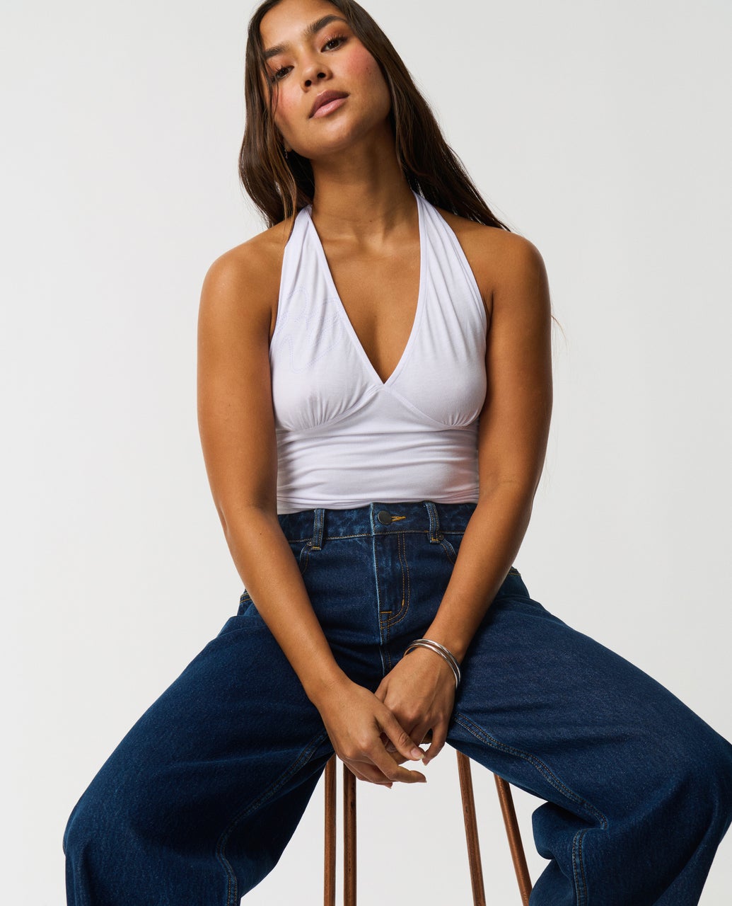 Archive Script Jersey Halter – Rip Curl