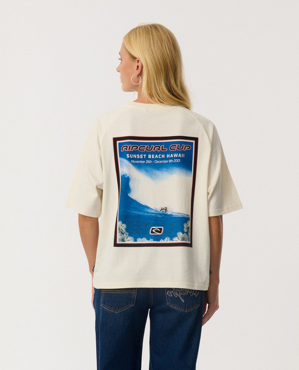 Sunset Beach Raglan Boxy Tee – Rip Curl