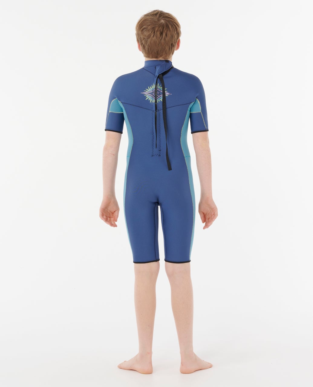 Kids Dawn Patrol Short Sleeve 2mm Back Zip Spring Suit Wetsuit