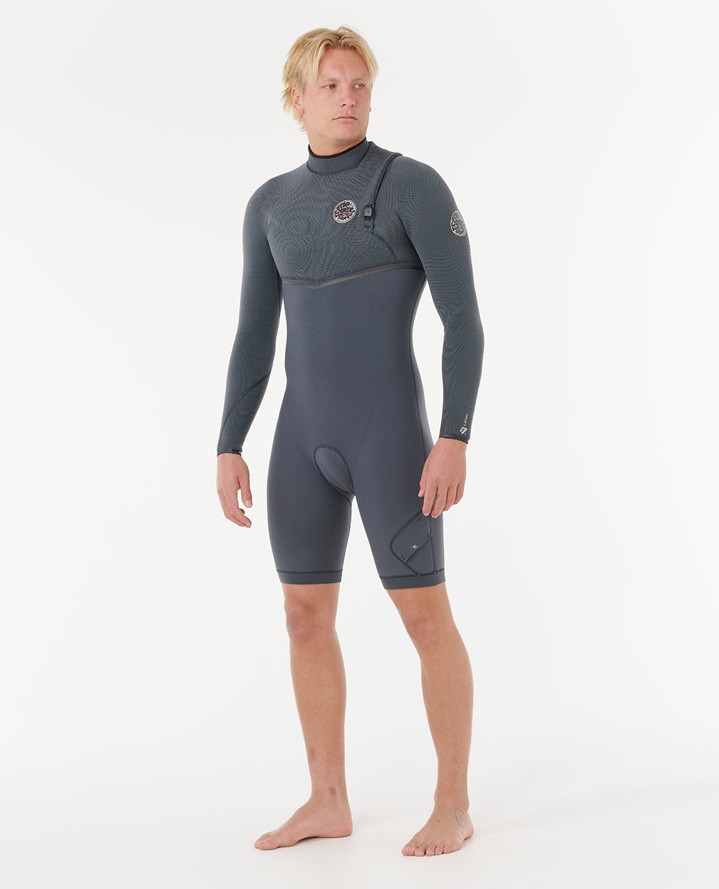 E-Bomb 2/2mm Long Sleeve Zip Free Springsuit – Rip Curl