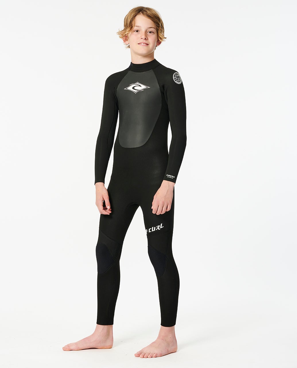 Kids Omega 3/2 Back Zip Wetsuit Steamer – Rip Curl