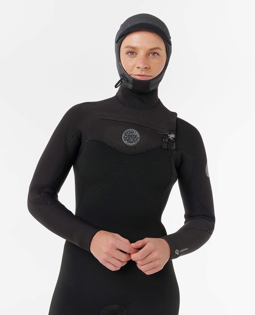 Flashbomb 5/4 BG hooded Chest Zip Fullsuit Wetsuit – Rip Curl