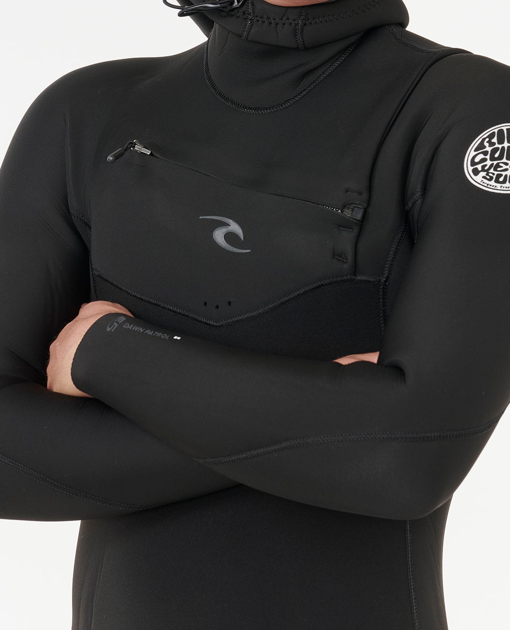 Dawn Patrol 5/4 Chest Zip with Hood Fullsuit Wetsuit – Rip Curl