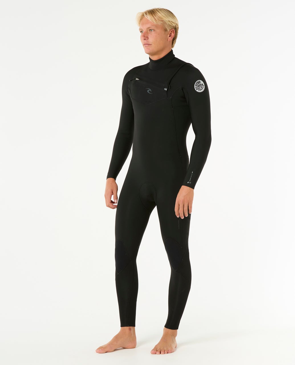 Mens Dawn Patrol 4/3 Chest Zip Steamer Wetsuit – Rip Curl