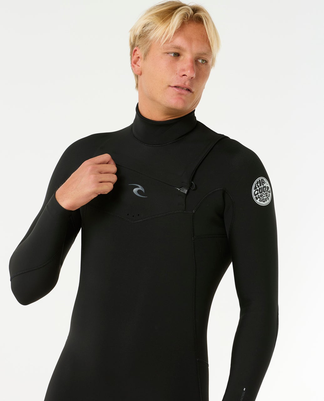 Mens Dawn Patrol 4/3 Chest Zip Steamer Wetsuit – Rip Curl