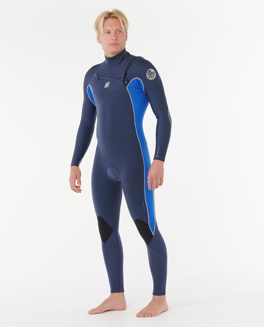 Mens Dawn Patrol 4/3 Chest Zip Steamer Wetsuit – Rip Curl
