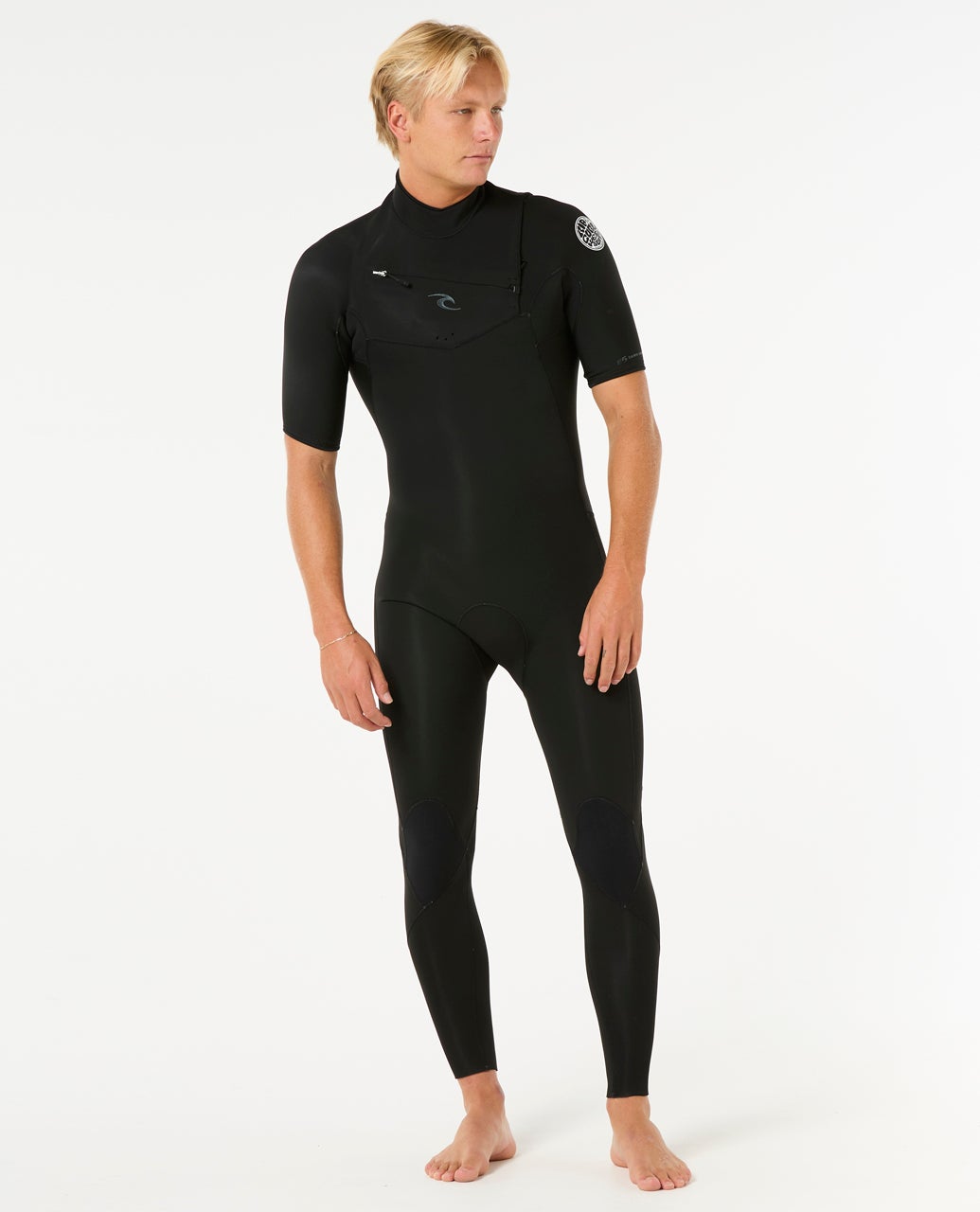 Mens Dawn Patrol 2/2 Short Sleeve Chest Zip Wetsuit – Rip Curl
