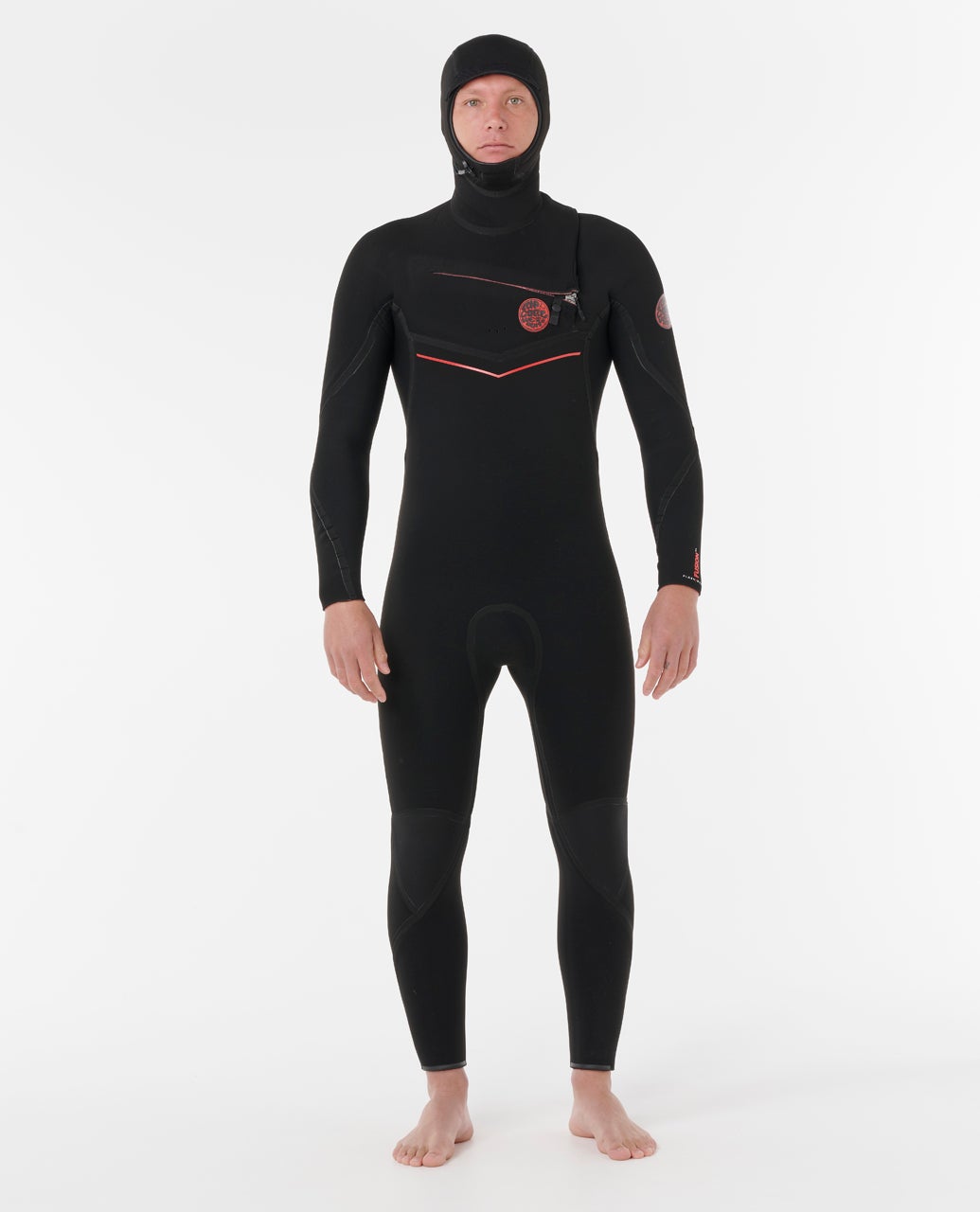 F-Bomb Fusion 5/4 Chest Zip With Hood Fullsuit Wetsuit – Rip Curl