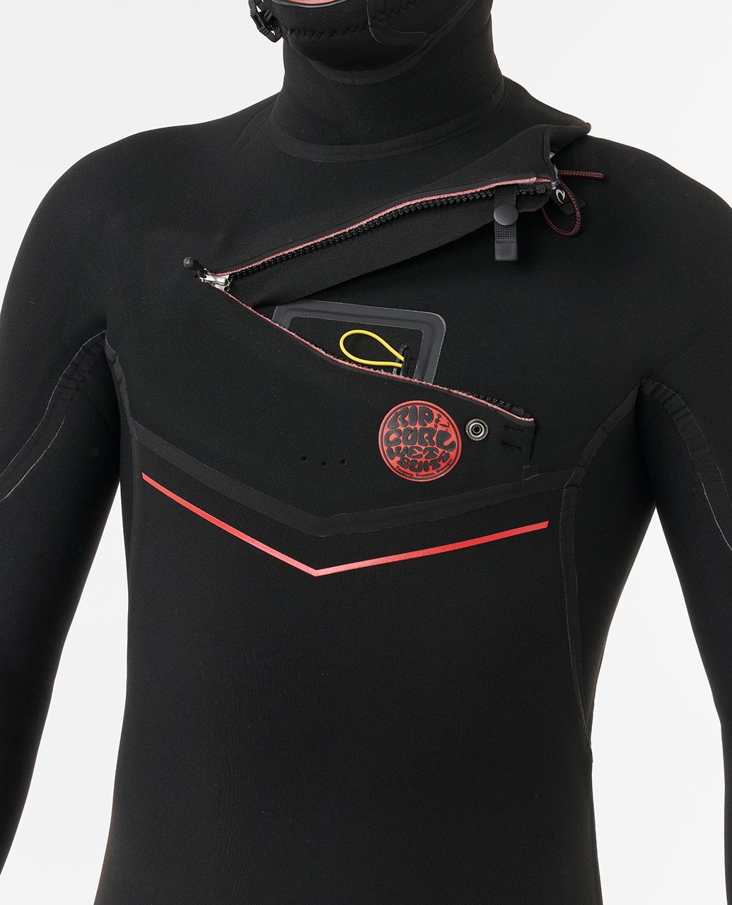 F-Bomb Fusion 5/4 Chest Zip With Hood Fullsuit Wetsuit – Rip Curl