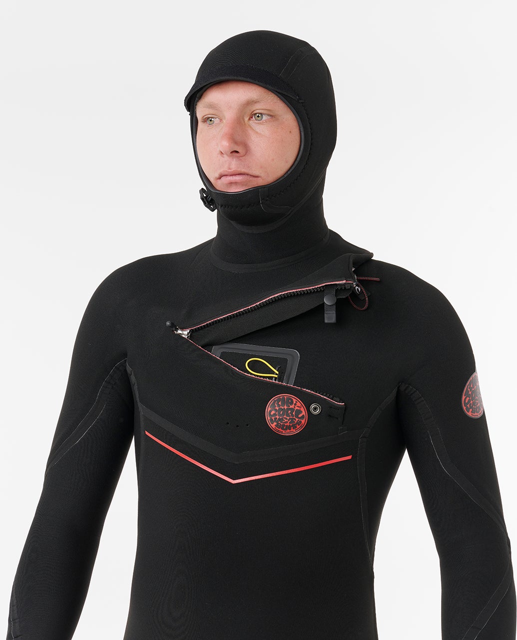 F-Bomb Fusion 4/3 Chest Zip With Hood Fullsuit Wetsuit – Rip Curl