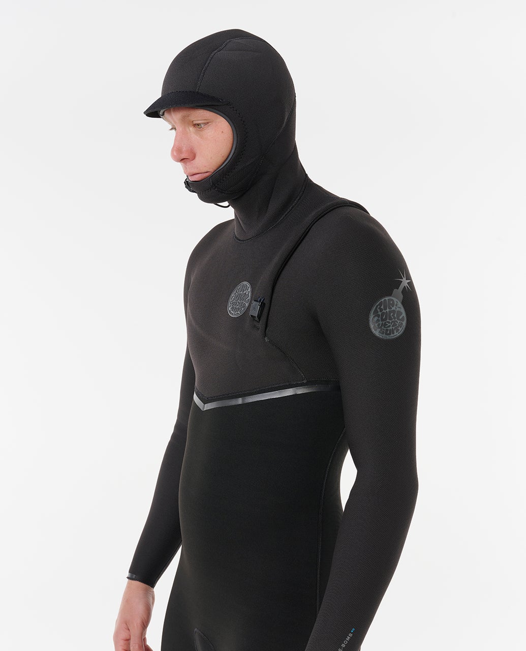 E-Bomb 5/4 Zip Free With Hood Fullsuit Wetsuit – Rip Curl