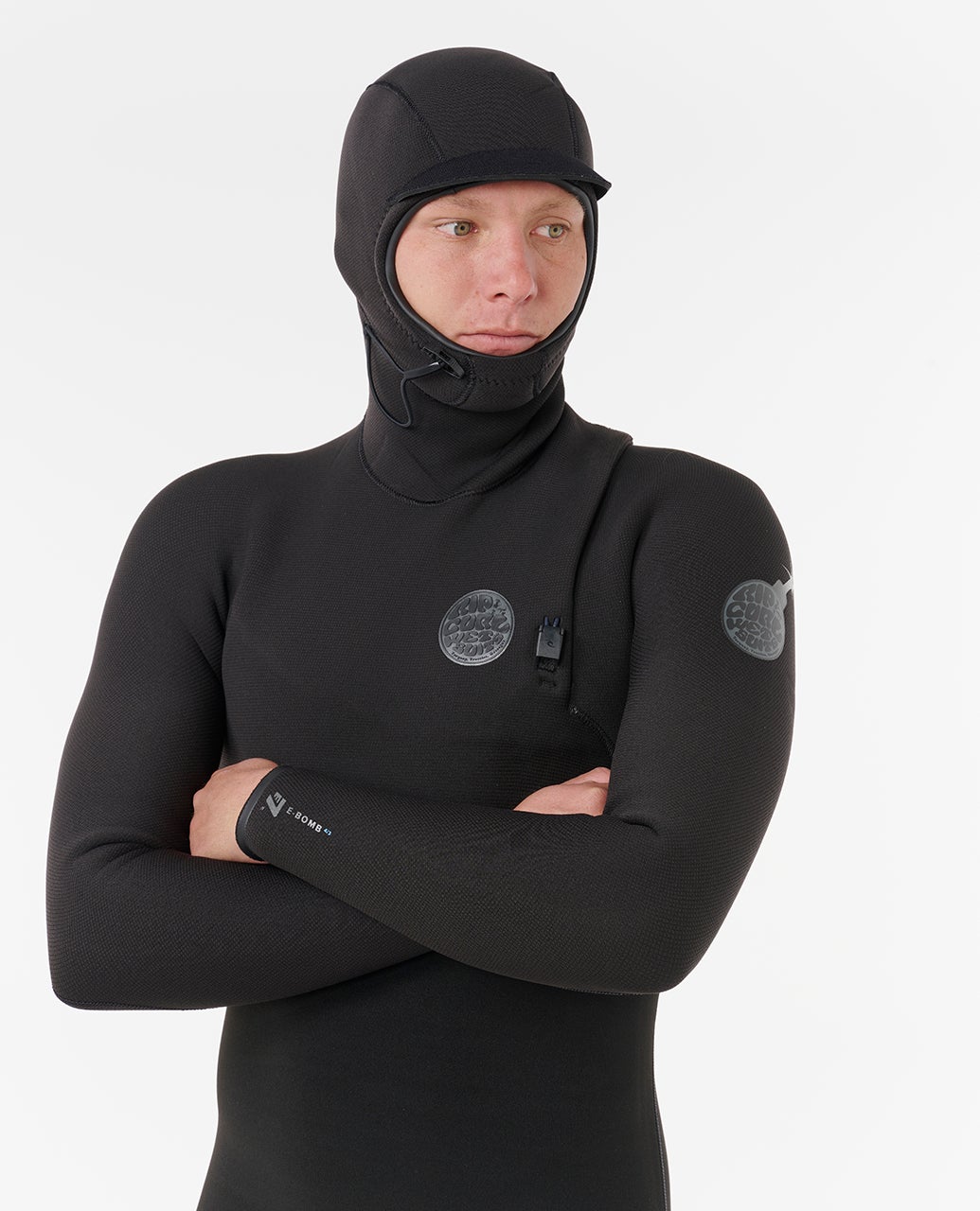 E-Bomb 4/3 Zip Free With Hood Fullsuit Wetsuit – Rip Curl