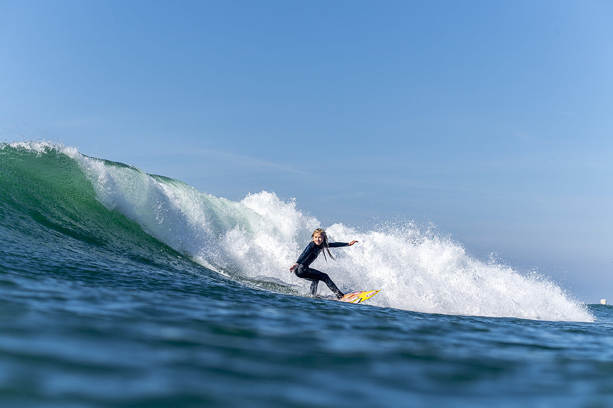 The pro surfer Erin Brooks