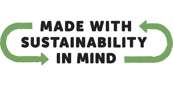 made with sustainability in mind