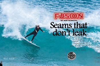 Molly Picklum surfing in the Flashbomb Fusion wetsuit