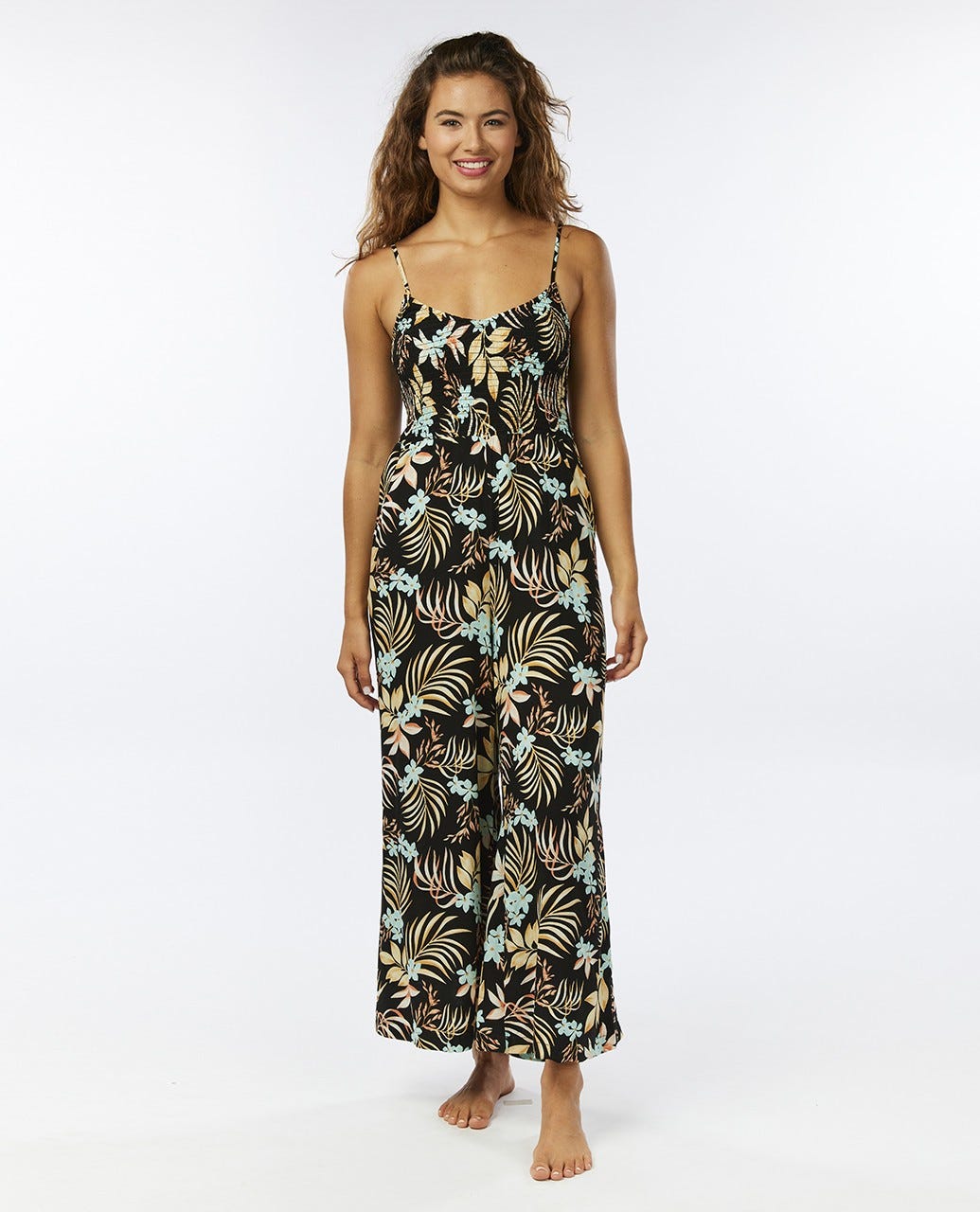 Banana republic floral jumpsuit sales