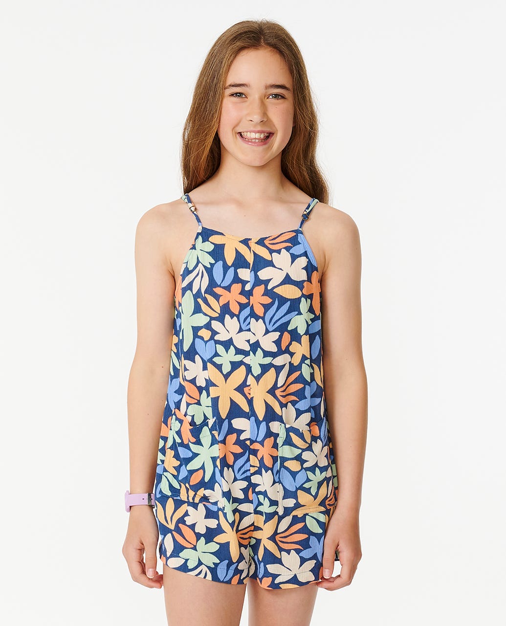 Girls top holiday romper