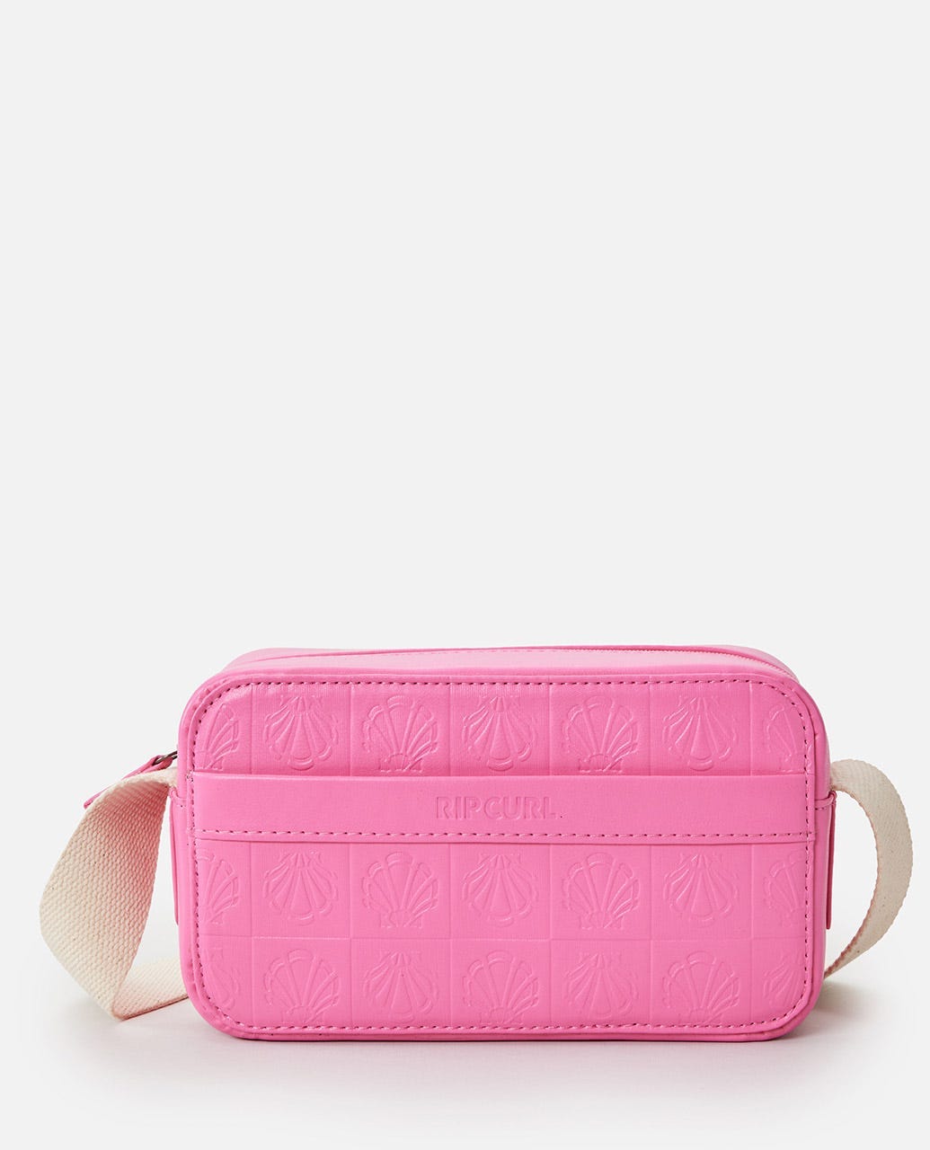 Bright pink crossbody bag top