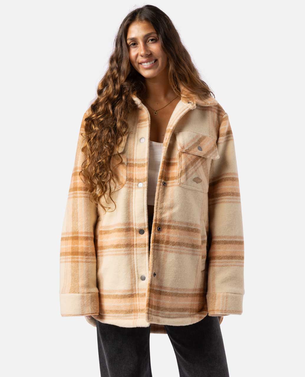 Rip curl flannel jacket new arrivals